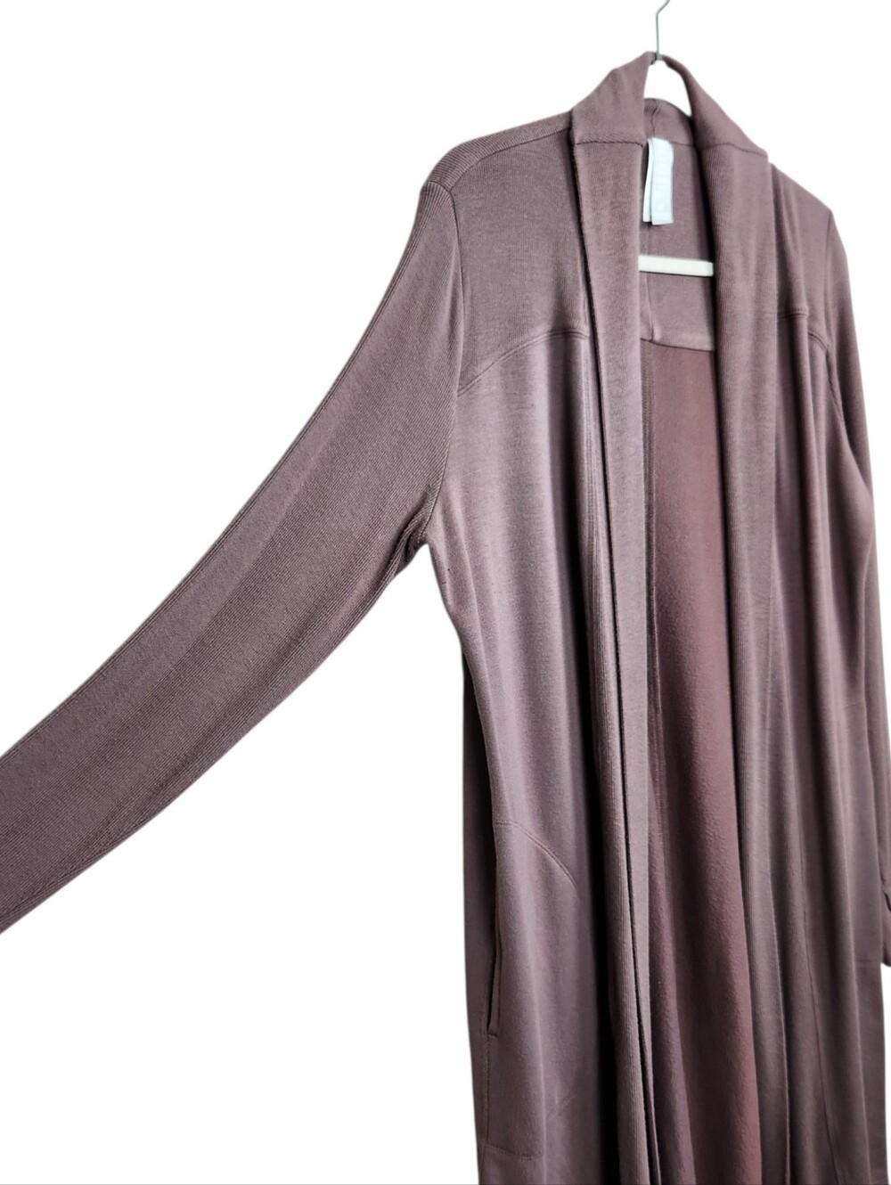 Athleta Canopy Wrap In Nirvana Mineral Modal Blend Cardigan Sweater Women Size M - Picture 3 of 15